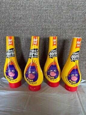 Moco De Gorila Gorilla Snot Hair Gel Punk 11.9 OZ (4 PACK) Beast Hold NEW